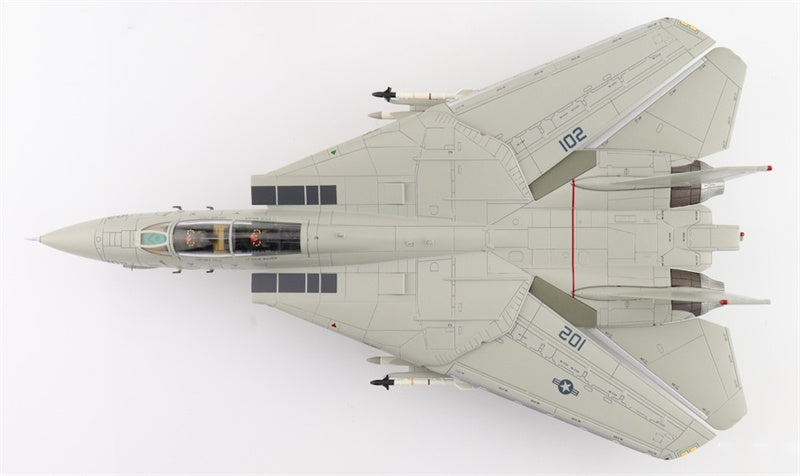HOBBY MASTER F14A  Tomcat  US Navy Sukhoi Killer 160403 VF-41 USS Nimitz August 1981 1:72 Aircraft Pre-built Model