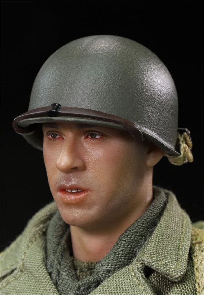 DID Palm Hero Series WWII US 2nd Ranger Battalion Series 3rd Private Caparzo 1:12 Soldier Pre-built Model