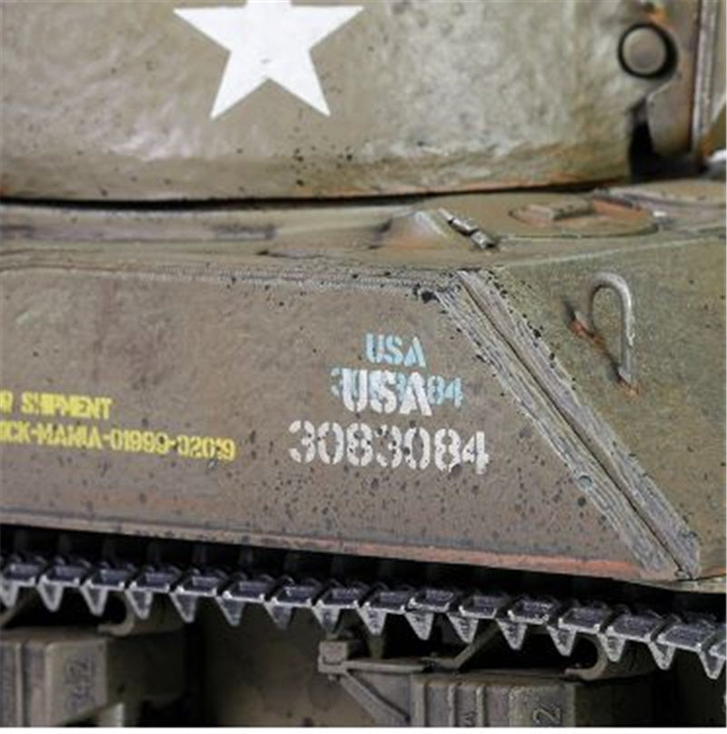 Metal Proud US medium tank Sherman M4A3E2 (75) Jumbo Cobra King 1:32 Tank Pre-built Model