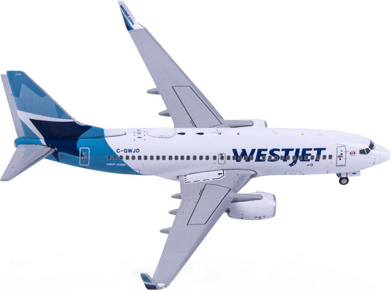 Geminijets WestJet Boeing 737-700W C-GWJO 1:400 Diecast Model view 2