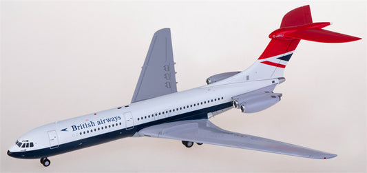 JC Wings British Airways for Vickers VC10 Srs1101 G-ARVJ 1:200 Airplane Pre-built Airliner Model Display