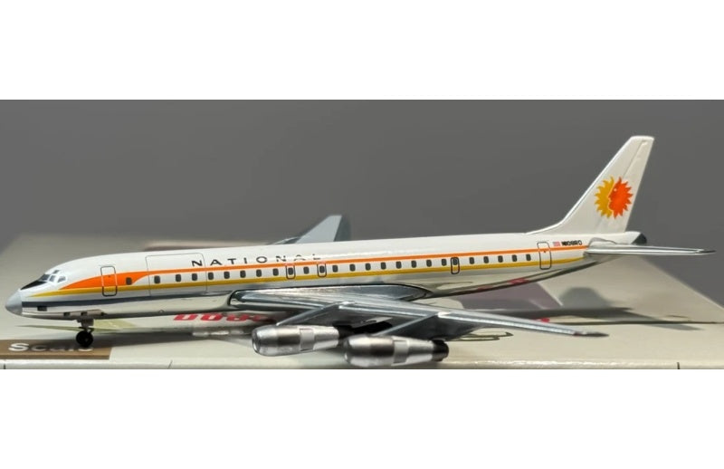 AeroClassics National Airlines Douglas DC-8-54 N108RD 1:400 Aircraft Pre-built  Airliner Model Display