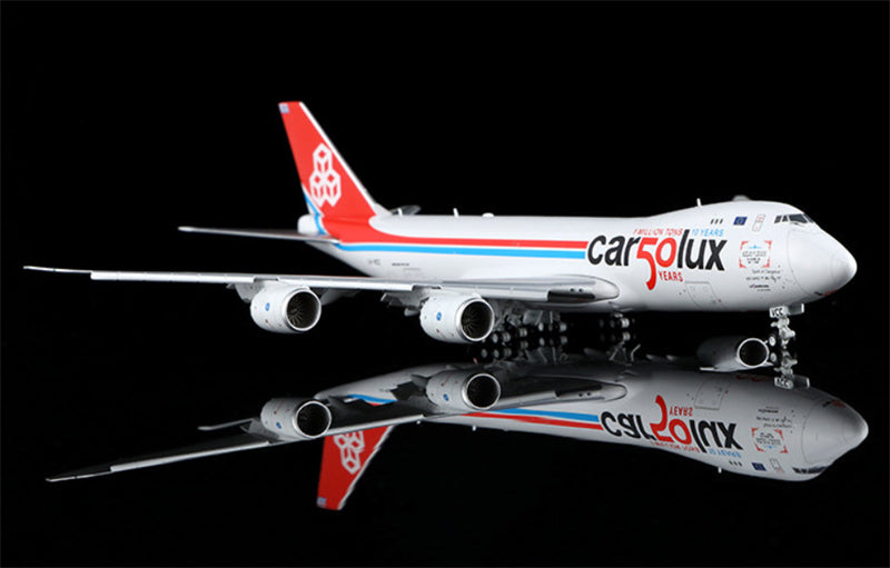 Hxmodels Cargolux Boeing 747-8F LX-VCC Flaps Down 1:400 Aircraft Model