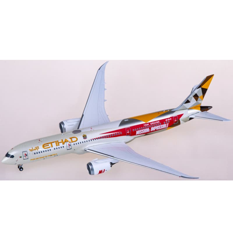 NG Models Etihad Airways Boeing 787-9 A6-BLO 1:400 Aircraft Pre-built  Airliner Model Display