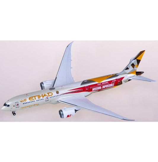 NG Models Etihad Airways Boeing 787-9 A6-BLO 1:400 Aircraft Pre-built  Airliner Model Display