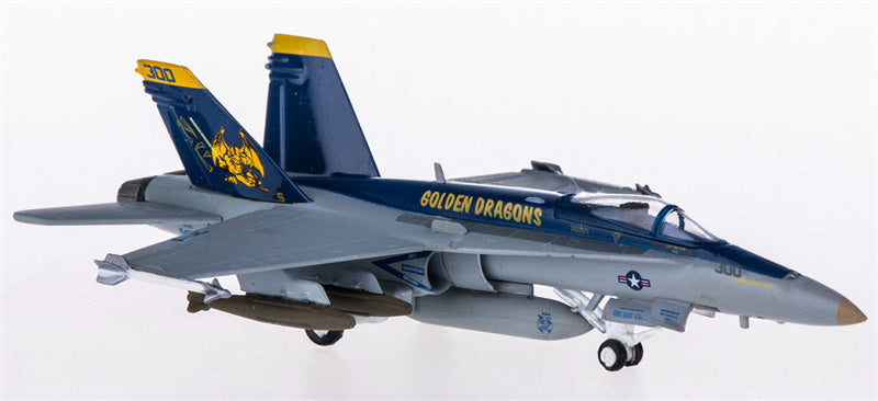Hogan McDonnell Douglas F/A-18E Hornet VFA-192 NF 300 1:200 Diecast Model view 1
