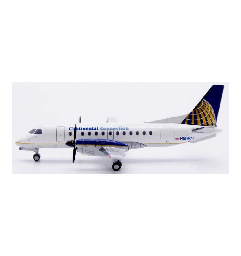 JC Wings 1:400 Continental Airlines Saab 340 N184CJ  DIECAST Model