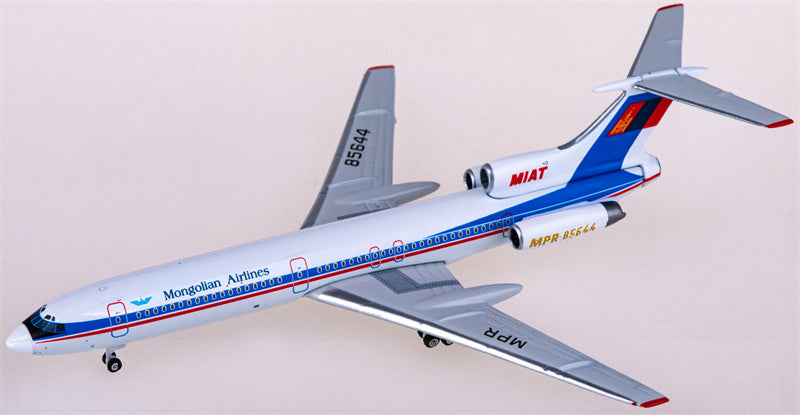 Phoenix MIAT for Mongolian Airlines for Tupolev TU-154M PR-85644 1:400 Airplane Pre-built  Airliner Model Display