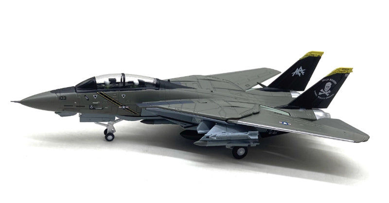 FLOZ F14 Tomcat fighter jet Fine edition dark gray 1:100 Aircraft Pre-built Model