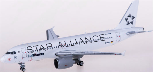 JC Wings Lufthansa Airbus A320 D-AIQS Star Alliance 1:400 Diecast Model view 1