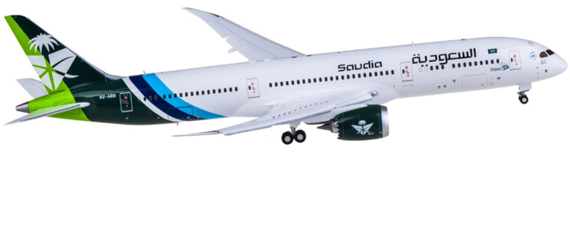 JC Wings Saudi Arabian Airlines Boeing 787-9 Dreamliner HZ-ARB flaps down 1:200 Diecast Model view 4