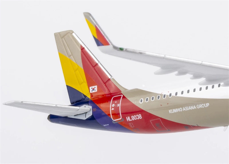 NG Models Asiana Airbus A321 HL8038 1:400 Aircraft Model