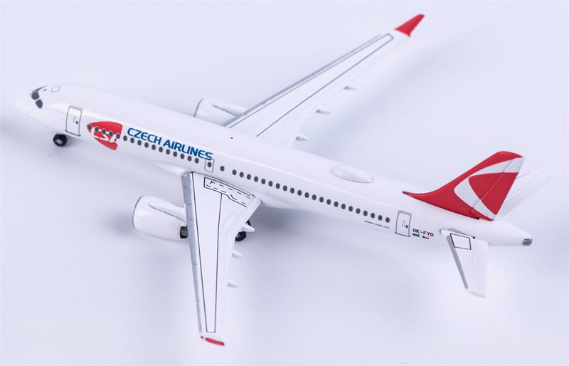 Herpa 1:500 Czech Airlines Airbus A220-300 OK-FYD  Diecast Model