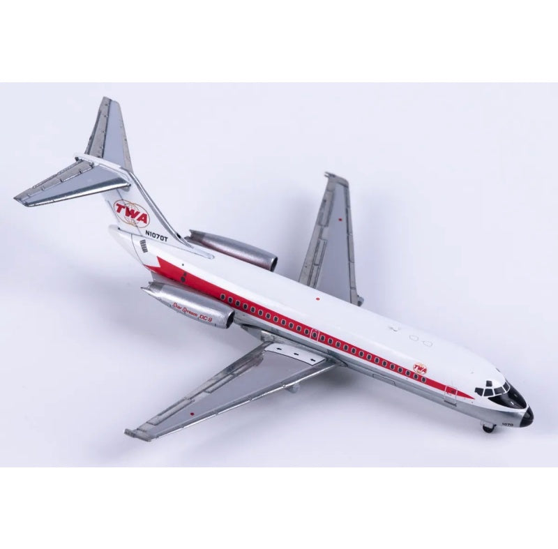 V1-400 1:400 TWA McDonnell Douglas DC-9-15 N1070T  DIECAST Model