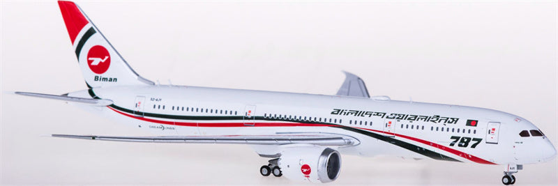 JC Wings Biman Boeing 787-9 Dreamliner S2-AJY 1:400 Diecast Model view 3