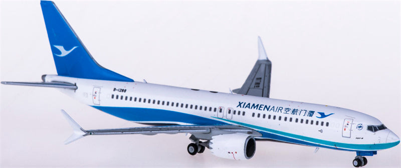 JC Wings XiamenAir Boeing 737 MAX 8 B-1288 1:400 Diecast Model view 2
