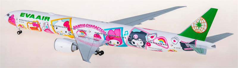 Hogan EVA Air Boeing 777-300ER B-16722 1:200 Aircraft PLUG-IN Airliner Model Display