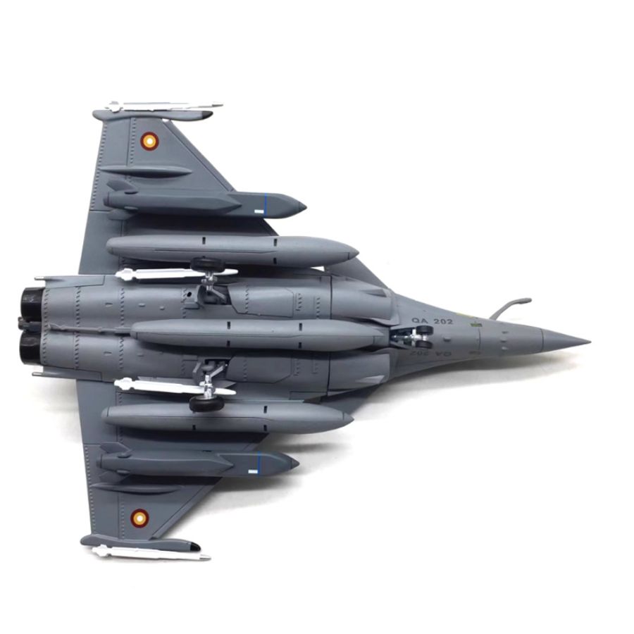 FLOZ Qatar Air Force Rafale B Dual Seat Camouflage 1:72 Aircraft Pre-built Model