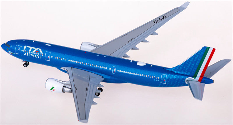 ジェミニジェッツ ITAエアウェイズ エアバス A330-200 EI-EJP 1:400 飛行機 組み立て済み旅客機モデル ディスプレイ