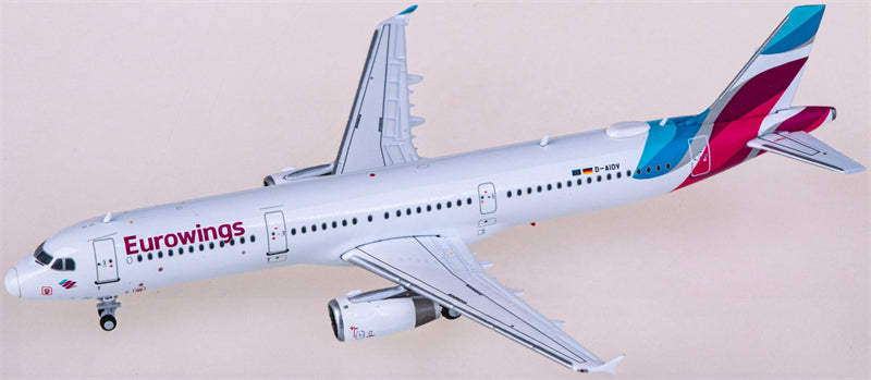 JC Wings Eurowings Airbus A321 D-AIDV 1:400 Diecast Model view 2