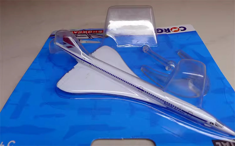 CORGI British Airways Concorde Last BA Tail milky white 1:100 Aircraft Pre-built Model
