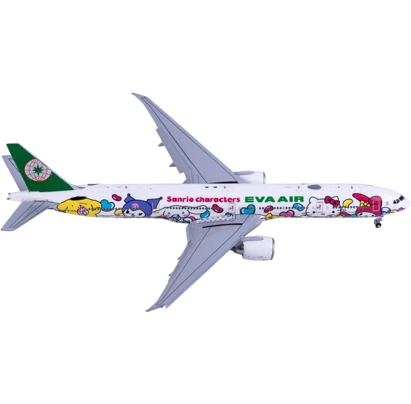 JC Wings 1:400 EVA Air Boeing 777-300ER B-16740 Flaps down DIECAST Model