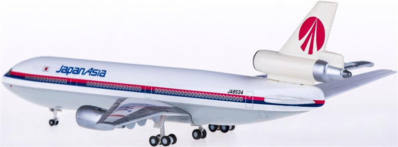 Hogan Japan Asia for McDonnell for Douglas DC-10-40 JA8534 1:500 Aircraft Pre-built  Airliner Model Display