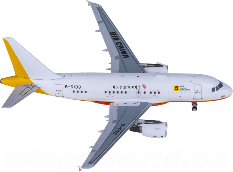 NG Models Air China Airbus A318ACJ B-6188 Anzhong Petroleum 1:400 Diecast Model view 3