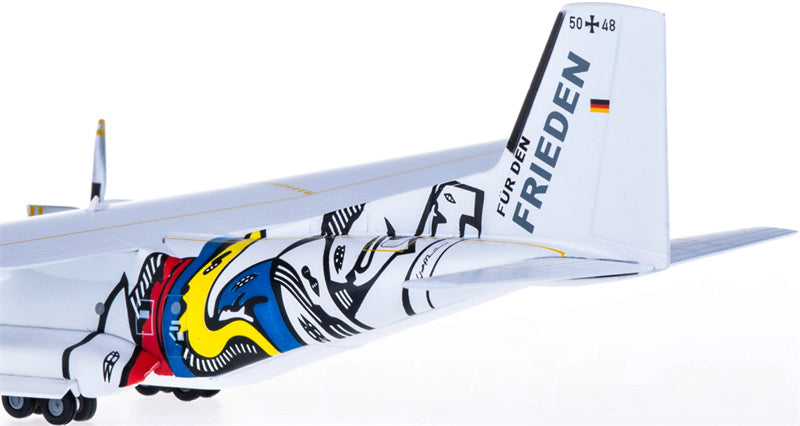 Herpa Luftwaffe Transall C-160 LTG 61 5048 1:200 Diecast Model view 4