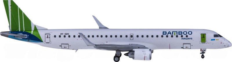 JC Wings Bamboo Airways for Embraer ERJ-190-200LR OY-GDC 1:400 Airplane Pre-built  Airliner Model Display