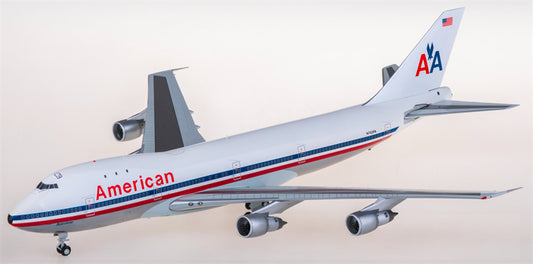 JC Wings American Airlines for Boeing 747-100 N743PA 1:200 Airplane Pre-built Airliner Model Display