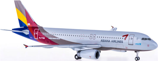 Hogan Asiana Airlines for Airbus A320 HL7788 1:200 Aircraft Pre-built  Airliner Model Display
