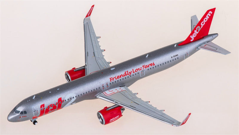 Geminijets Jet2 for Airbus A321neo G-SUNO 1:400 Airplane Pre-built  Airliner Model Display