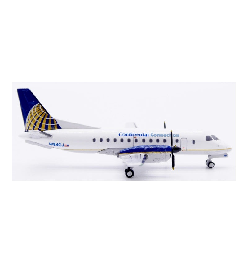 JC Wings 1:400 Continental Airlines Saab 340 N184CJ  DIECAST Model