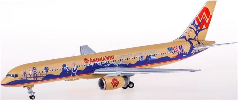 Geminijets America West Airlines Boeing 757-200 N902AW Teamwork Coast to 1:200 Diecast Model view 1