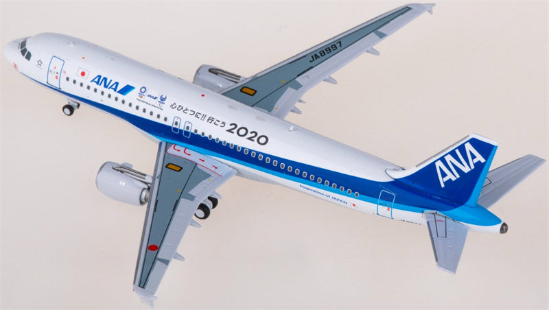 C Model ANA Airbus A320 JA8997 1:400 Aircraft Pre-built  Airliner Model Display
