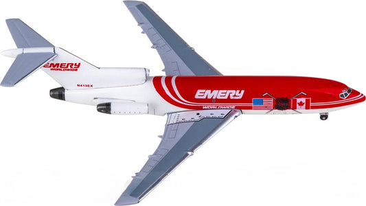 AeroClassics 1:400 Emery Boeing 727-100F N413EX Diecast Model view 1