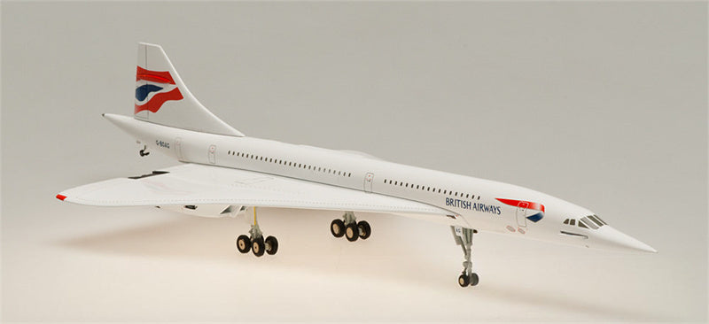 Hogan BRITISH AIRWAYS CONCORDE G-BOAG 1:200 Diecast Model view 1