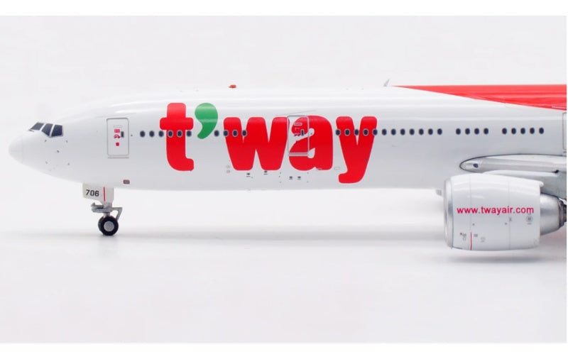 Aviation 1:400 T'way Air B777-300ER HL8706  DIECAST Model