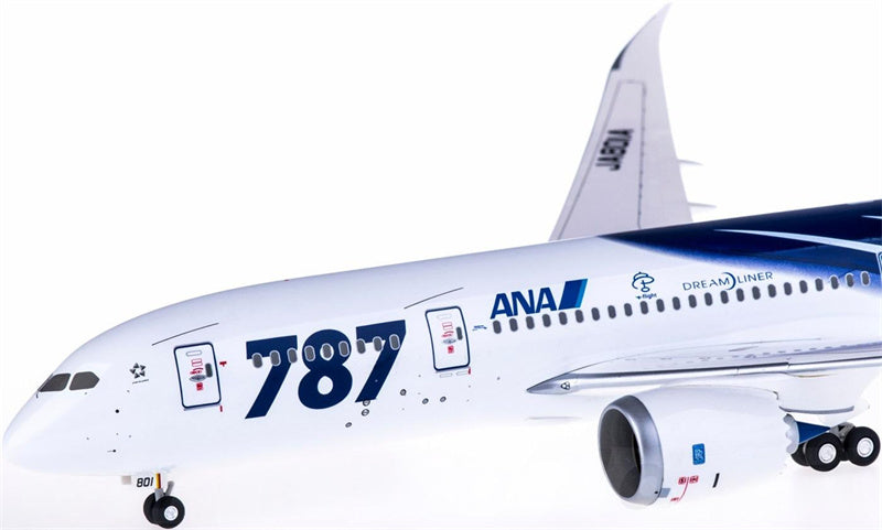 Hogan ANA Boeing 787-8 JA801A 1:200 ABS Model view 4