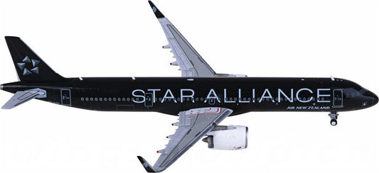 Geminijets Air New Zealand Airbus A321neo ZK-OYB Star Alliance 1:400 Diecast Model view 1