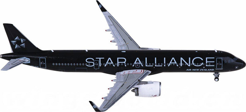 Geminijets Air New Zealand Airbus A321neo ZK-OYB Star Alliance 1:400 Diecast Model view 1