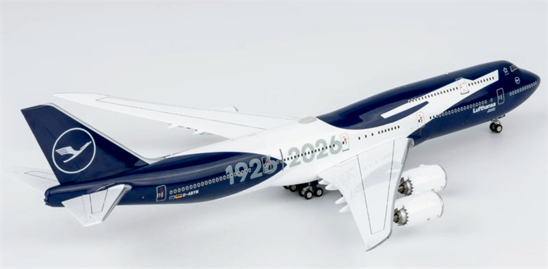 NG Models 1:400 Lufthansa B747-8i D-ABYN 100th Anniversary Standard Edition DIECAST Model