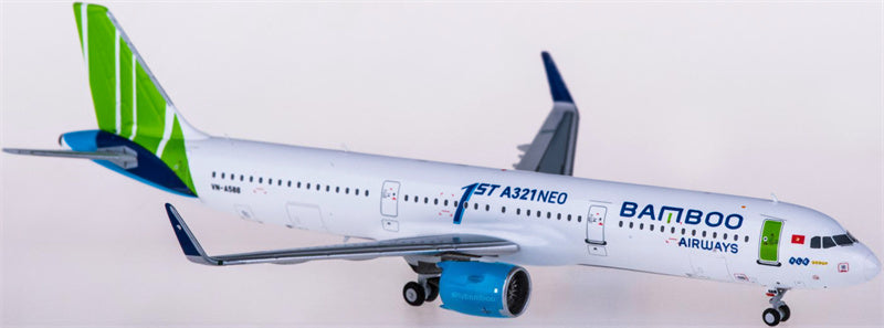 NG Models Bamboo Airways Airbus A321neo VN-A588 1:400 Diecast Model view 2