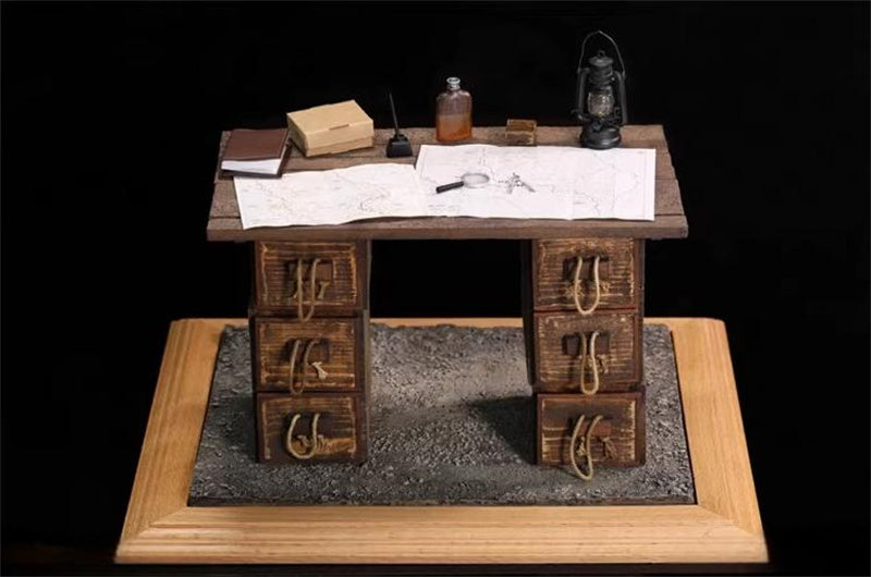 DID WWI Desk Diorama Set 1:6 Scene Pre-built Model