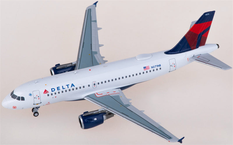 NG Models Delta Air Lines for Airbus A319 N371NB 1:400 Airplane Pre-built  Airliner Model Display