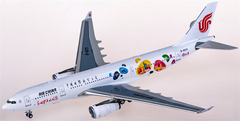 NGモデルズ エアチャイナ エアバスA330-200 B-6071 1:400スケール 飛行機 組み立て済み旅客機モデル ディスプレイ