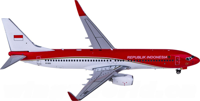 Phoenix Indonesia Republic Boeing 737-800 A-001 1:400 Diecast Model view 1