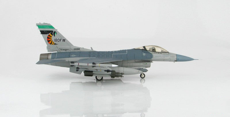 HOBBYMASTER US Air Force F-16C 112th FS 180th FW Ohio ANG 1:72 Model Mid 2000s  Stingers 89-2098