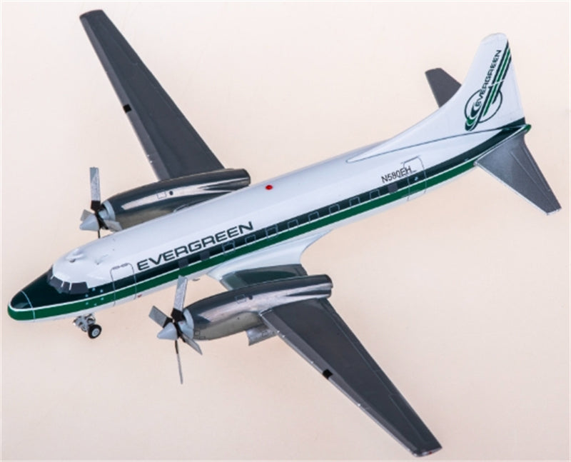 JC Wings Evergreen Convair CV-580F N580EH 1:200 Diecast Model view 1